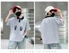 Boys' short sleeved summer clothes 2026 new item, CUHK boys' summer letter printed T-shirt, thin base shirt