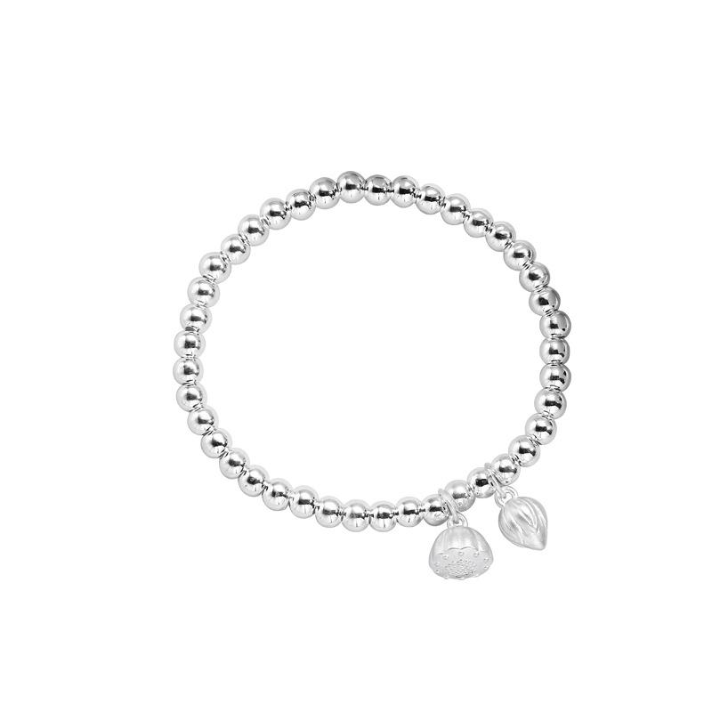 Two Worlds Huan Bracelet Women's Round Bead Bracelet New Chinese Ins Wind Bracelet Lotus Pond Beaded Jewelry