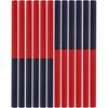 12 Pcs Erasable Dual Colored Pencils Red and Blue Hexagonal Precision Marking Checking Pencils for Woodworking Homework Drawing Lines Dual Color