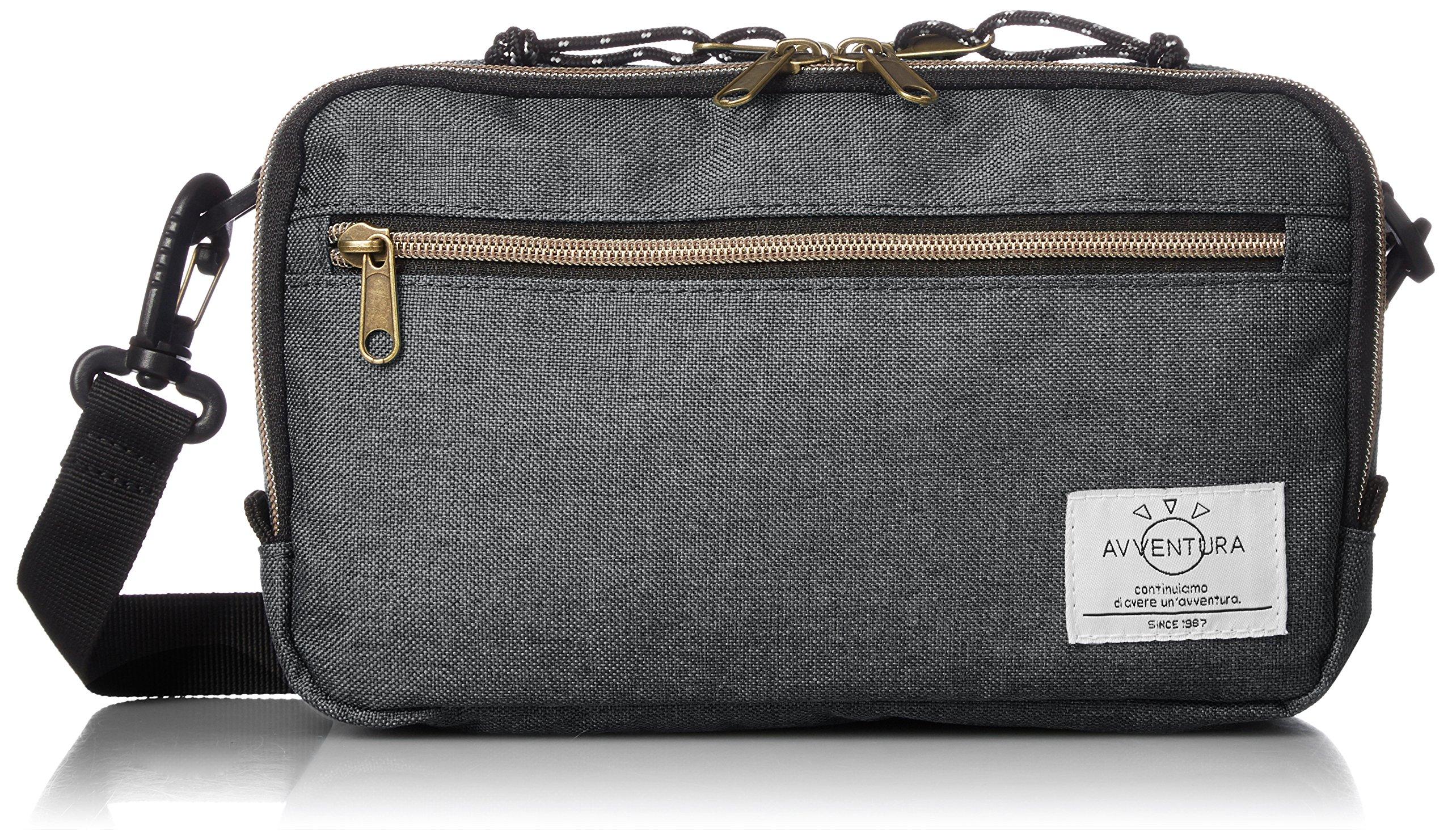 Сумка через плечо Aventura Heather Nylon с двумя отделениями SHN-30231 (Серый)