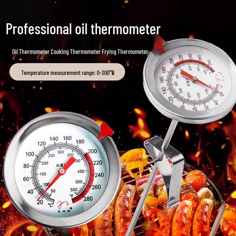 High Precision Deep Frying Oil Thermometer for Baking and Cooking
