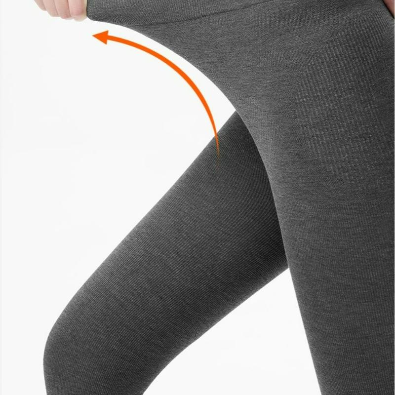Winter Women'S Grey Tights Wool Cashmere Warm Thicken Stockings Pantyhose Lingerie Thermal High Waisted Elastic Hosiery Leggings