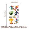 Cartoon football tattoo stickers waterproof party favors, 20 pieces