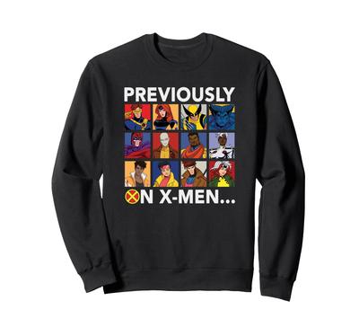 Marvel Studios X-Men '97 Team Previously On X-Men Sweatshirt