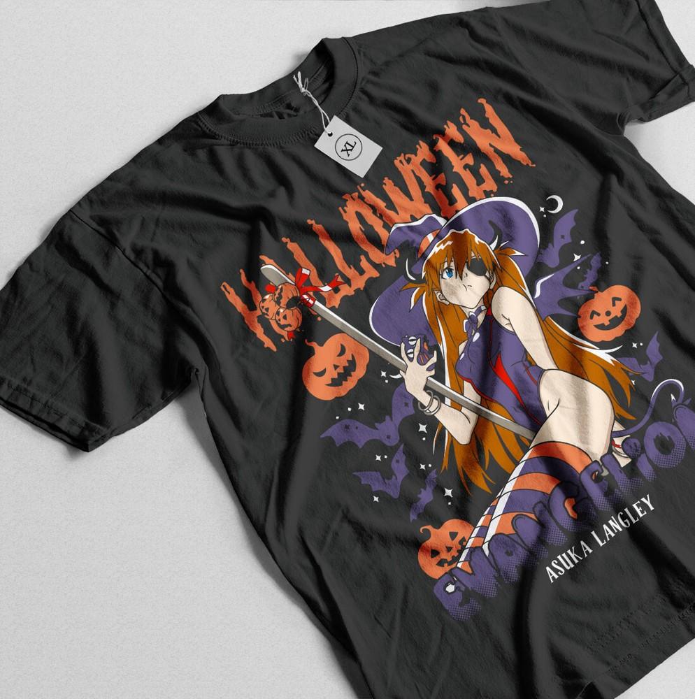 

Футболка Мисато Аска Евангелион Нового Поколения Хэллоуин Забавная Аниме Подарочная Футболка Унисекс M