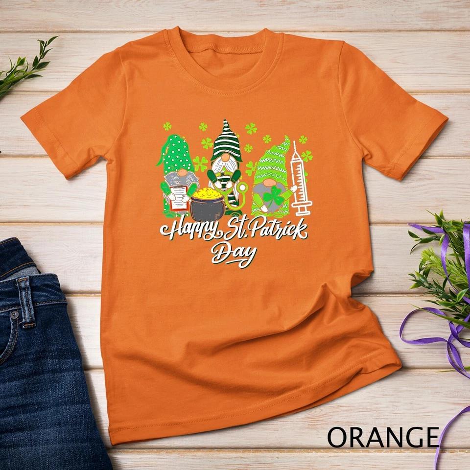 Gnome Nurses Saint Pattys Scrub Nurse St Patricks Day Women Unisex T-shirt 6 XL