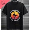 This Runs On Jesus  Pole Dance Graphic Tshirt Cotton Casual Shortsleeve Horror Style Tshirt Perfect Gift For Dance Lovers
