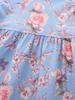 Malwee Girls' Stylish Summer Dress - Round Neck, Printed, Short Sleeve, Trendy Princess Design for Children