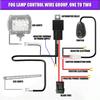 2 in 1 4x4 Off Road LED Light Bar Pods 4inch 21inch Remote Control Cable Group Fog Driving Work Light For Auto ATV Truck Jeep