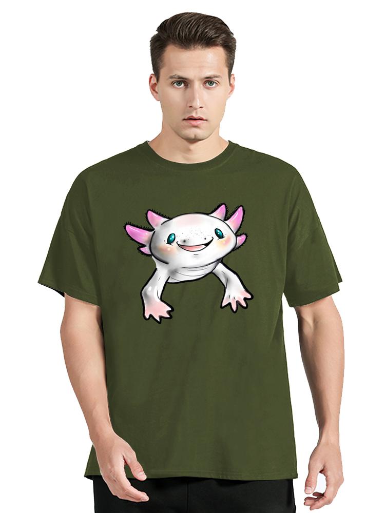 

Ajolote Axolotl Oversized T-shirt Summer Men s Clothing Japanese Fitness Fitness T Shirt Anime Fashion Cotton Tshirt Designer 4XL
