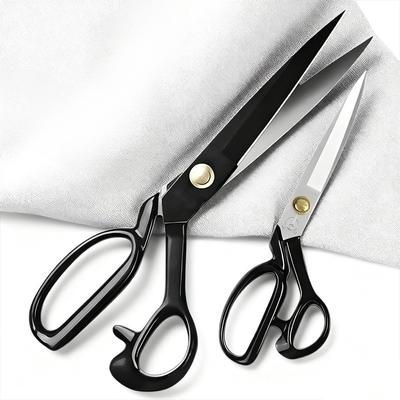 Scissors Manganese Steel Household Clothes Fabric Leather Professional Sewing Cutting Cloth Large Scissors