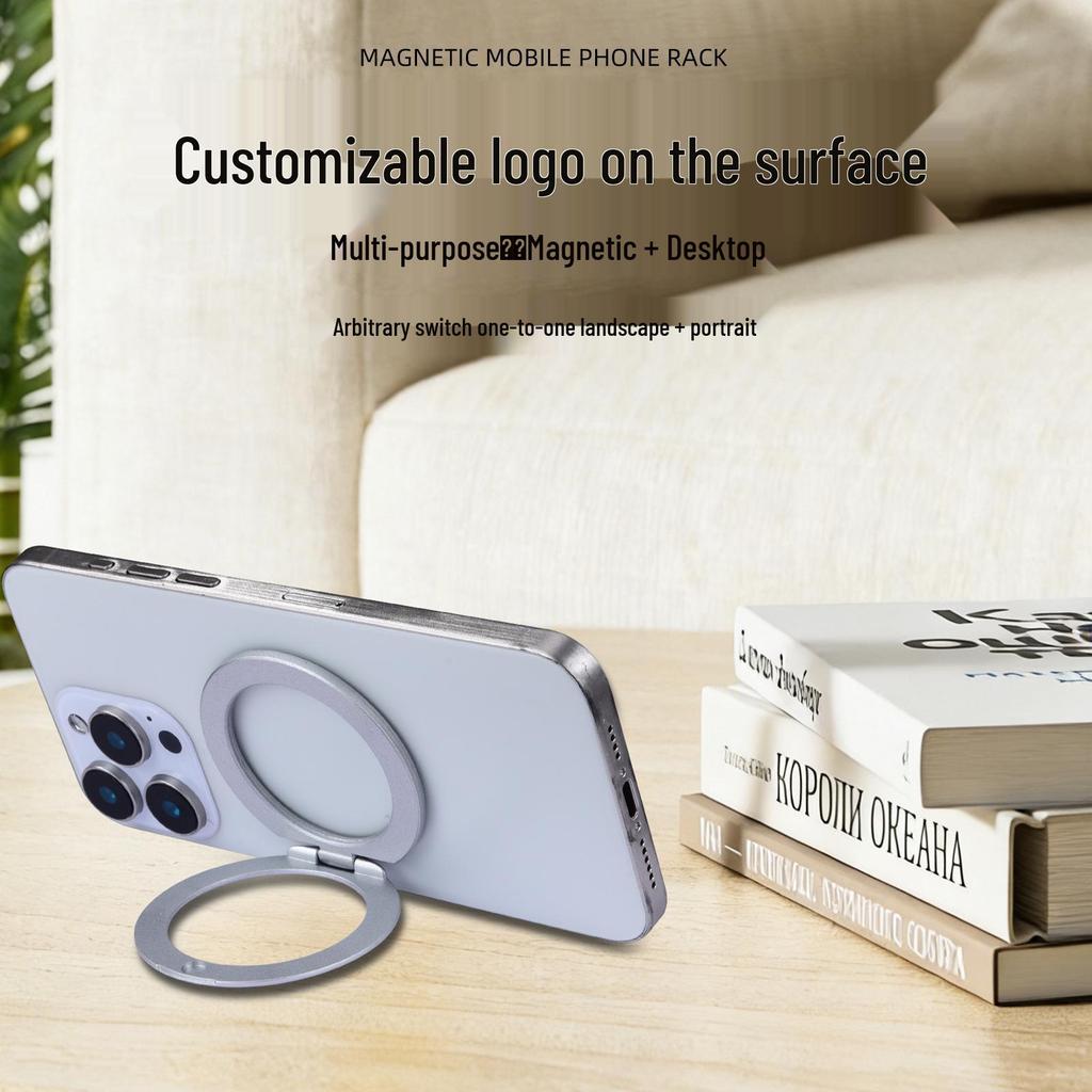 MagSafe Magnetic Folding Metal Desktop Stand: Multi-functional and Convenient