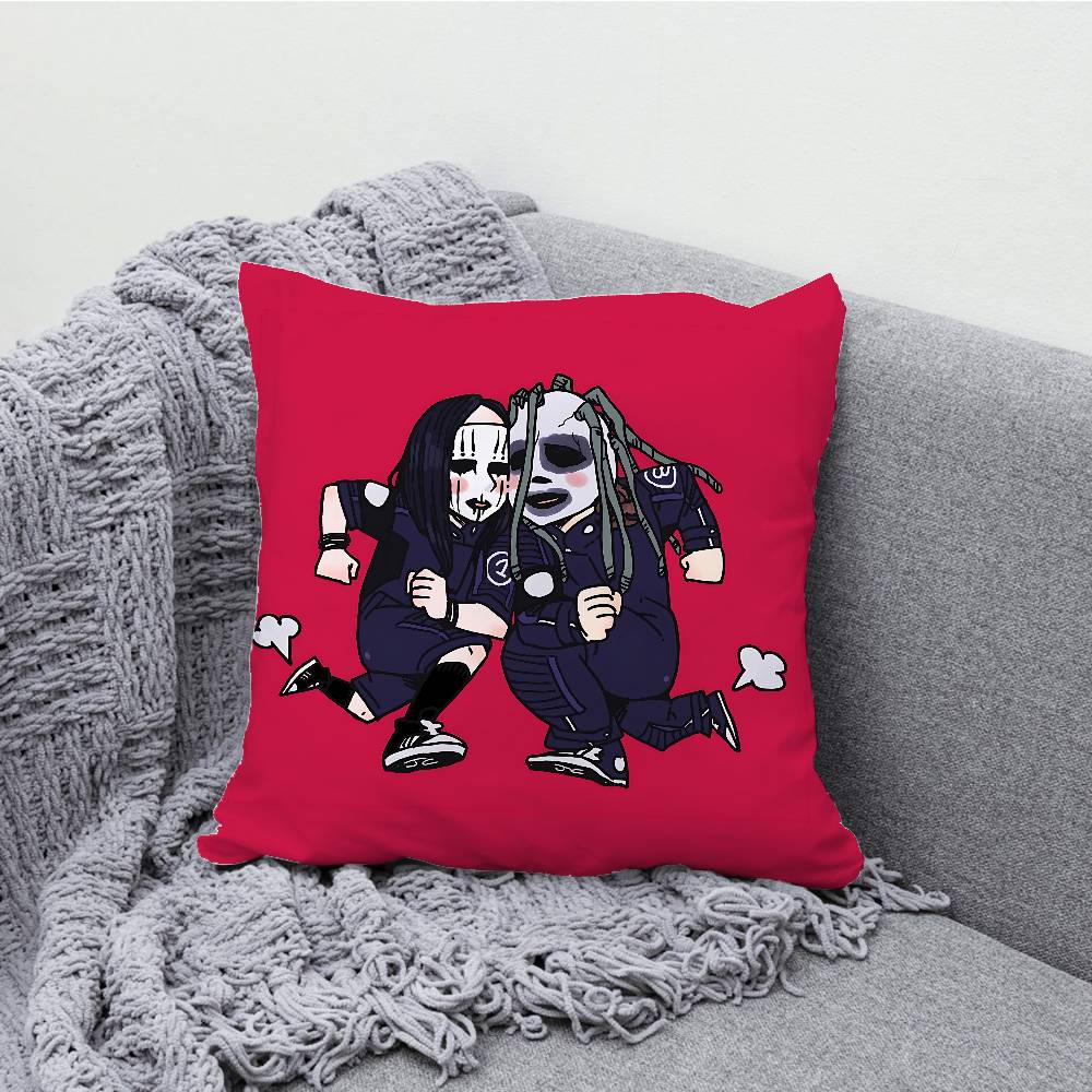 S-Slipk-notS Chibi Pillow Case For Sofa Decor Car Office Room Printing Cushion Cover Decorations and Protector