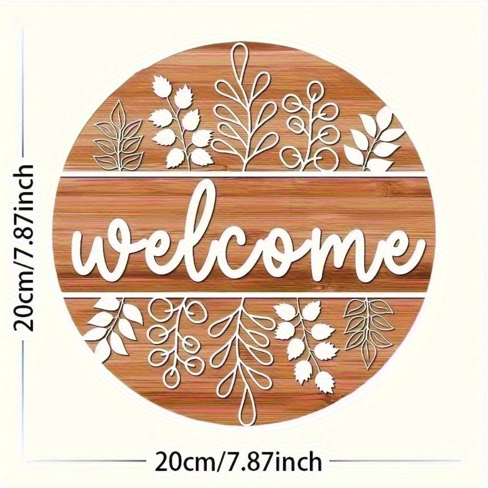 2D Round Wooden Wall Sign 8 Inch Flat Print Ornament Holiday Party Graduation Mother's Day Gift