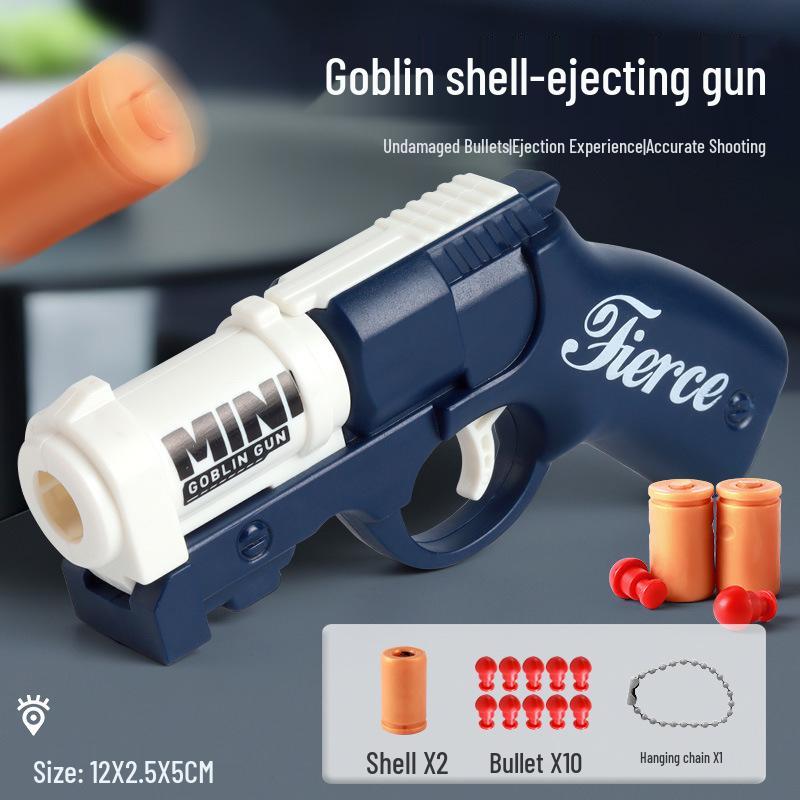 Desert Eagle Style 3D Wooden Fish Decompression Toy Gun