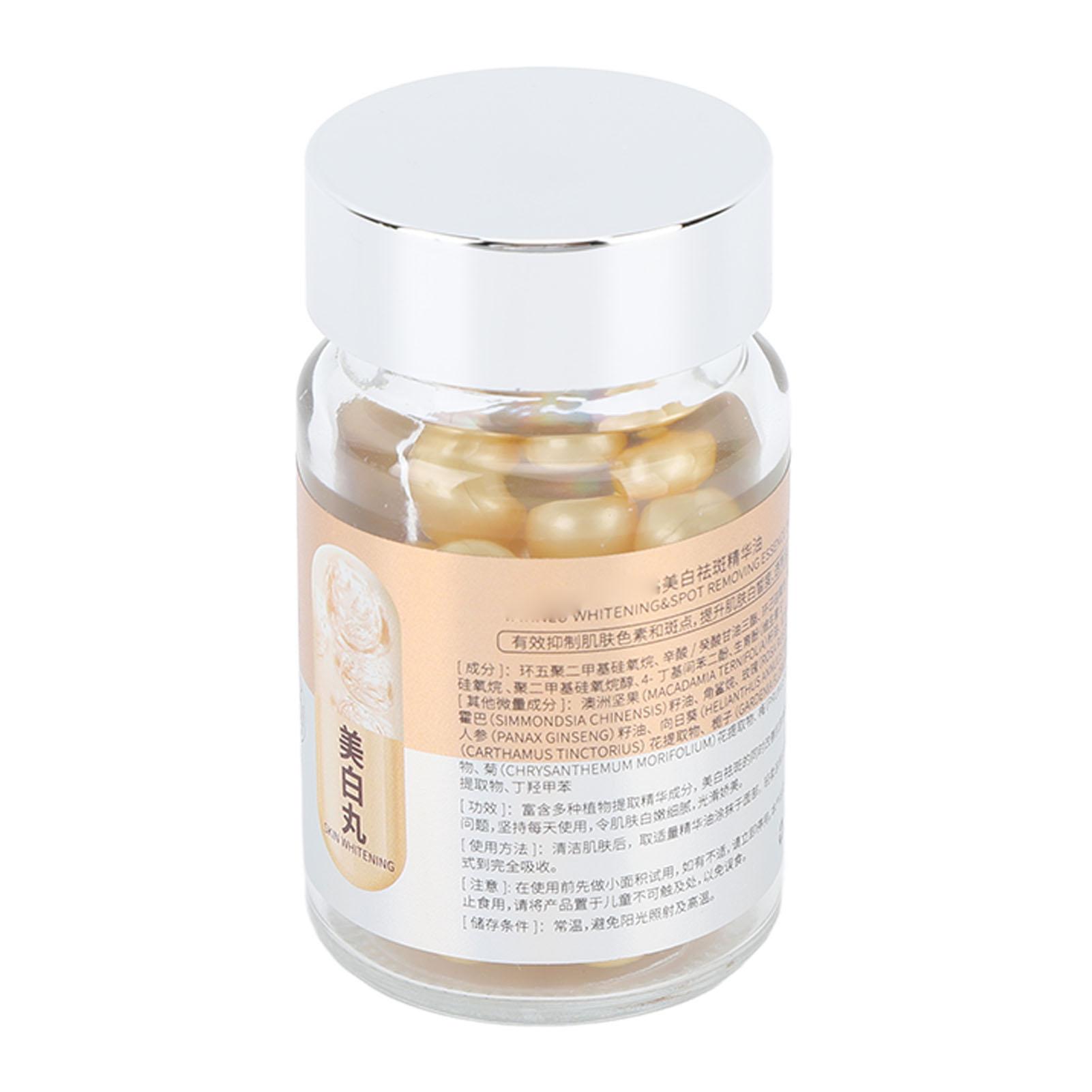 

Отбеливающее эфирное масло для осветления тона кожи и удаления пятен, сыворотка-масло 0,5 мл X 30 отбеливающих таблеток