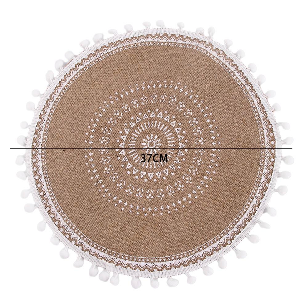 Middle East Style Craft Heat Insulation Table Placemat Kitchen Supplies Coffee Cup Mats Coaster