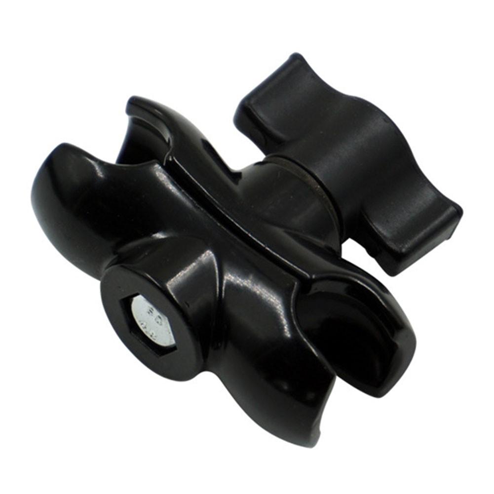 Ball Joint Bracket Mounting Clamp Double Socket Motorcycle Extension Trumpet