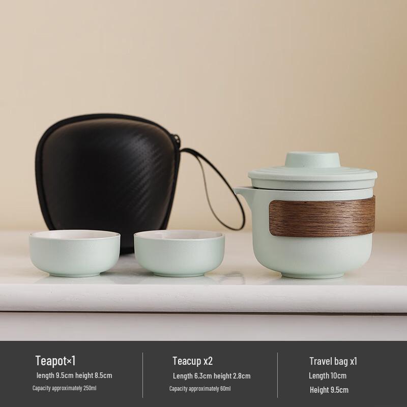 Shangqi Portable Ceramic Travel Tea Set