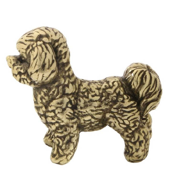 

Metal Animal Statues Dog Figurines Sculptures Collectible Table Ornament Centerpieces for Living Room Bedroom Decors 1