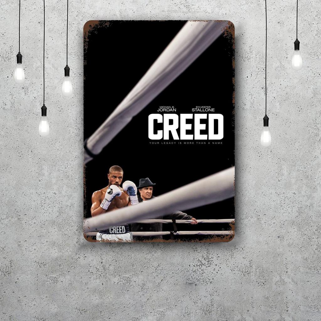 Creed III Creed II Metal Signs wall decor Vintage Tin Signs Captain Metal Poster Decor for Bar Pub Club Wall Decoration