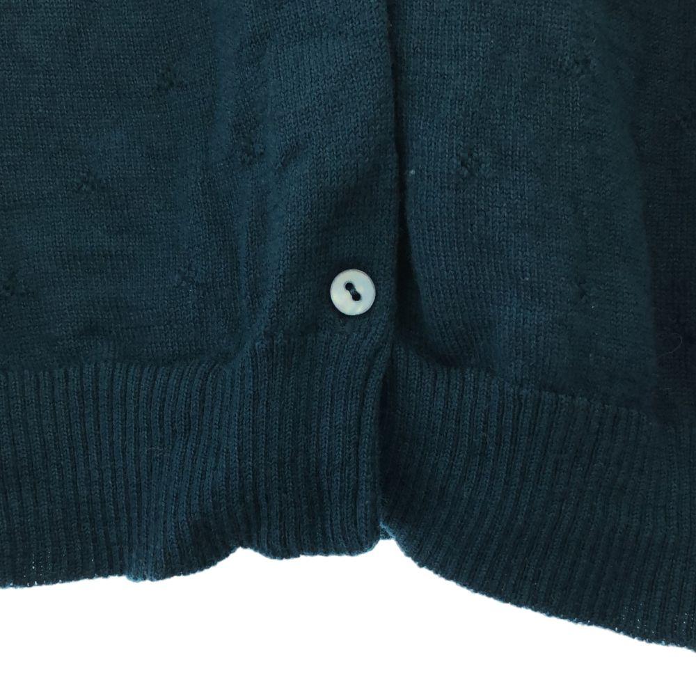 TOCCA 7 minutes sleeve knit cardigan M green Women Used
