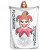 Balatro Playing Card Jocker Lusty Joker  Blanket Flannel Multi-Function Soft Throw Blankets For Home Bedroom Plush Thin Quilt