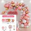 Macaron Balloon Garland Arch Kit 1st Birthday Party Decoration Kids Wedding Birthday Balloon baby shower Confetti Latex Baloon