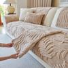 New Autumn And Winter Plush Sofa Cushion Thickened Non-Slip And Dirt-Resistant Seat Cushion Simple Leather Sofa Cover Towel Cover Cloth