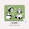 Panda Cartoon Mouse Pad - Portable Soft Wrist Rest for Office & Laptop
