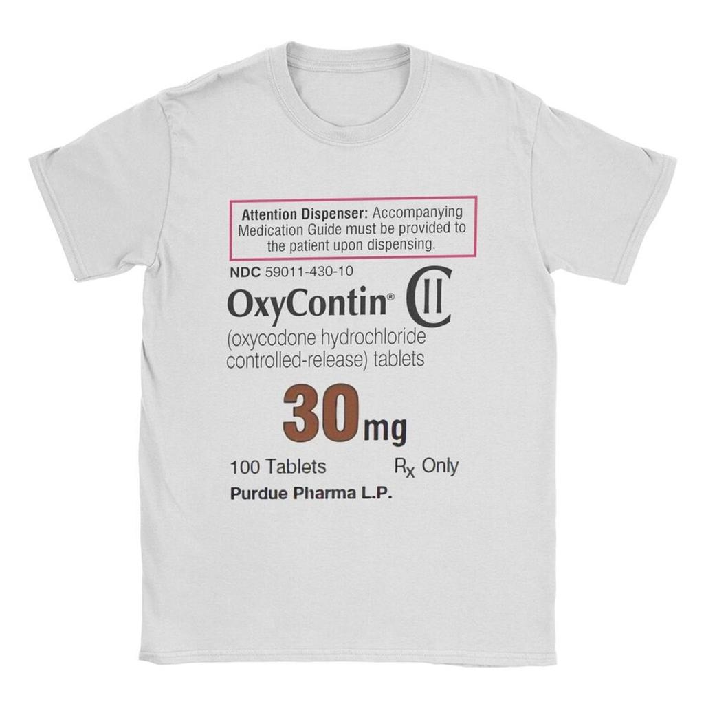 Men T-Shirts Makatussin Comp 80ml Label Vintage Cotton Tee Shirt Short Sleeve Funny T Shirts Crewneck Clothes Summer