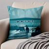 TThe Mist Cushion Cover Pillowcase Antidustmite Invisible Zipper Short Plush Sofa Cushion