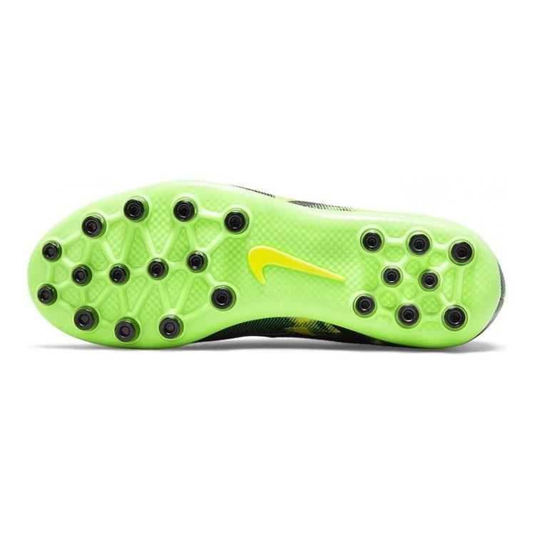Nike Slip Resistant Cushioning Abrasion Resistant Low Top Artificial Turf Soccer Shoes Green Kids' DM0736-003