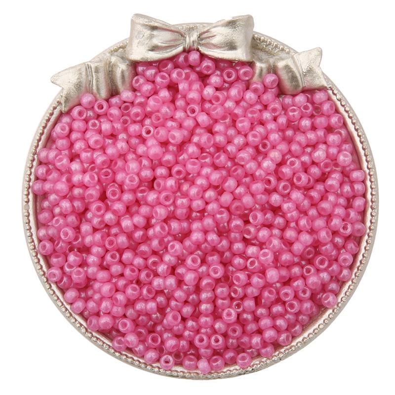 20g 3/4mm imitacja lodów szklanych koralików ryżowych materiał ręcznie robiony diy kolczyki koralikowe bransoletka akcesoria do włosów