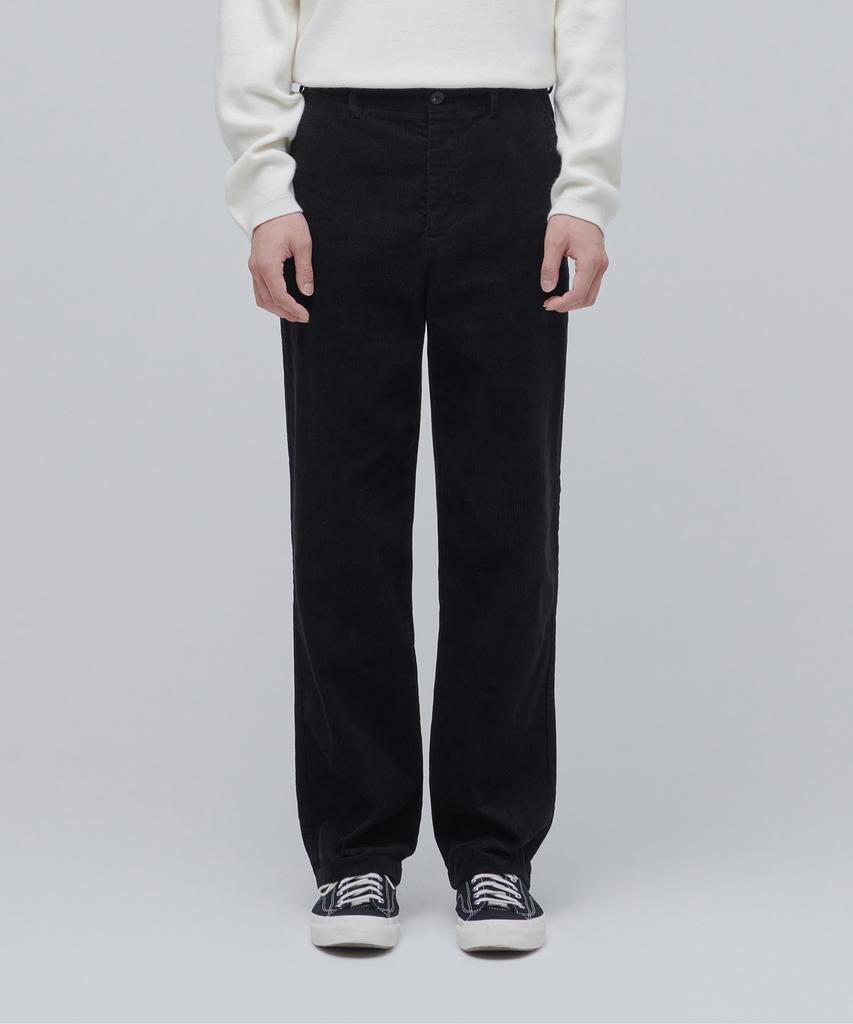 MUSINSA STANDARD Regular Fit Corduroy Pants [Black]