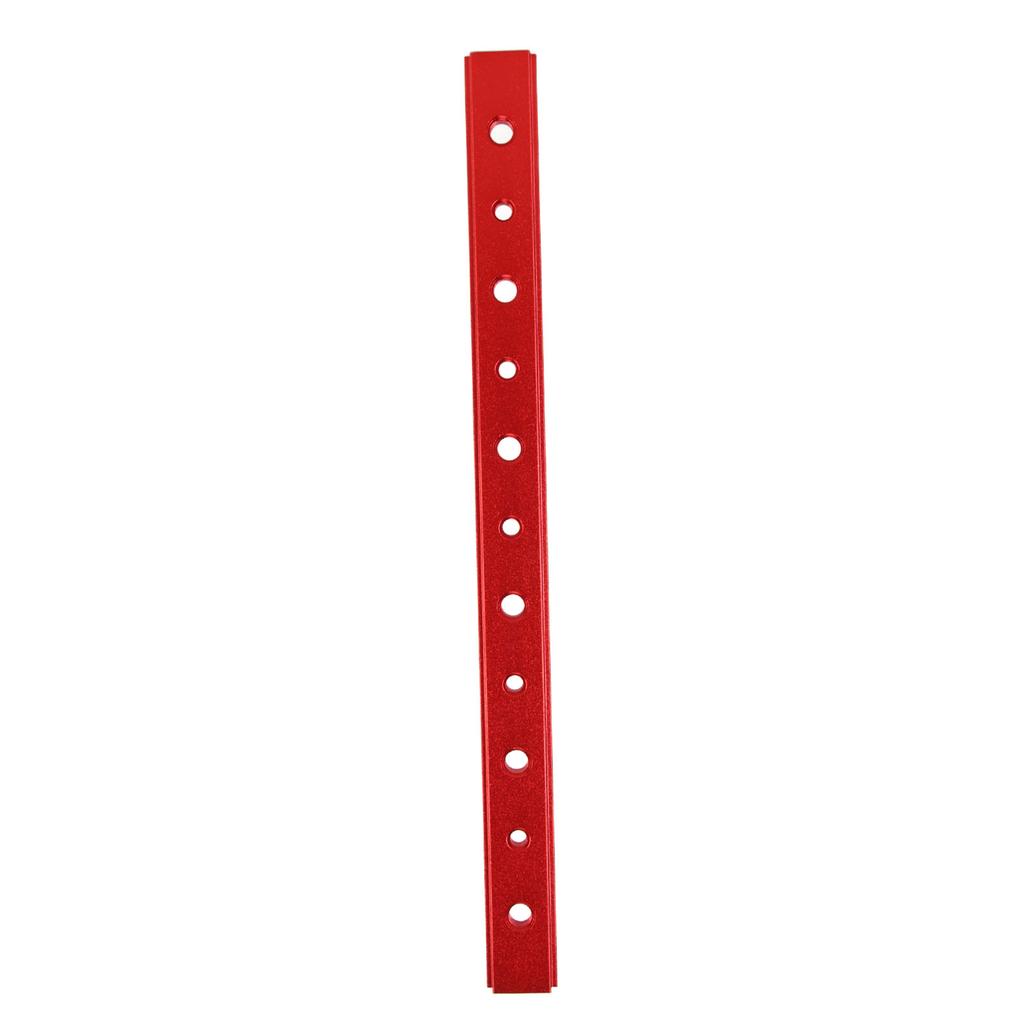 T Slot Miter Track Jig Aluminum Alloy Woodworking Slide Strip 300mm with Hole for Engraving Machine Table Saw
