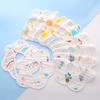 6 Layer Cotton Muslin Baby Bibs Newborn Drool Burp Cloth Unisex Soft Absorbent For Spring And Autumn Anti Spit Up