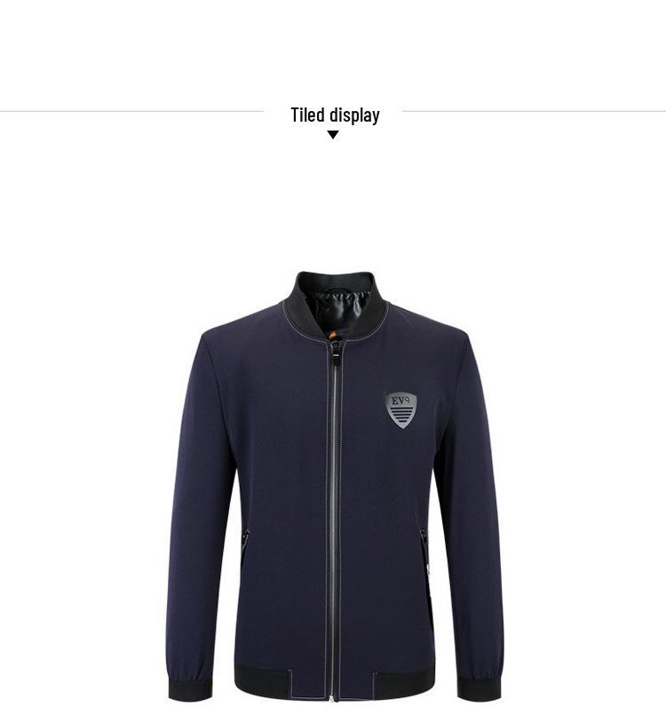 Men's Korean Style Casual Motorcycle Baseball Collar Jacket