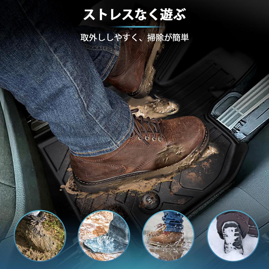 Ny Lexus RX RX500H Golv RX 3D Bil Vattentät TPE Skyddande Fläck och Slitage Interiör Anpassad Interiör Enkel Montering RX RX350 Golv (5:e generationen)