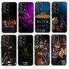 F-Five Nights At -F-Freddys Fnaf Чохол для телефону для Samsung S25, S24, S21, S22, S23, S30, Ultra, S20, Plus, Fe, Note, 10, 9, 5G Чорний чохол
