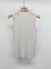 Mint Green Sleeveless Pleated Vest - Slimming and Versatile Women's Summer Top