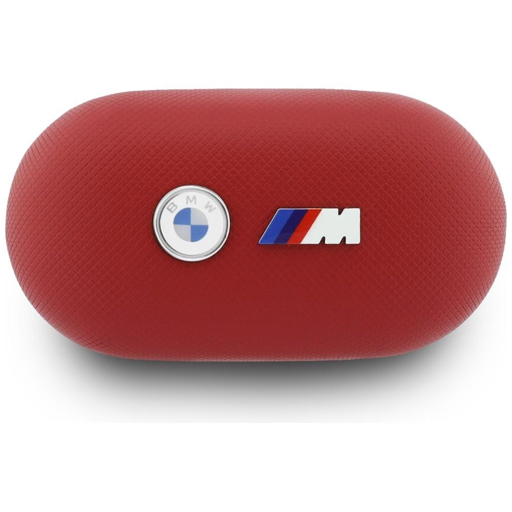TWS Bluetooth Headphones BMW M Metal Logo ENC Red