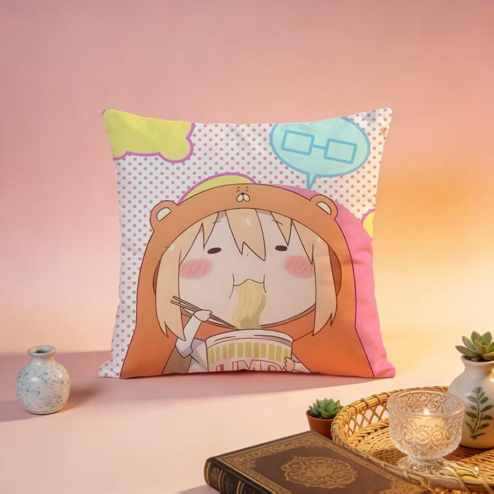 Fashion HHimouto Umaruchaning Cushion Cover Premium SkinFriendly Pillow Case MultiPurpose for Home Office Travel