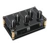 Audio Mixer 4 Input 1 Output Mini Sound Board Console Portable Passive Stereo Audio Mixer