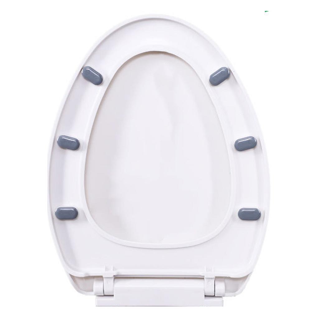 Toilet Seat Cover Toilet Seat Quiet-Close Toilet Lid Toilet Seat Countoured Seat Toilet Hardware Suitable for Home Use