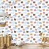 Teddy Bears Among Dots Wallpaper for Living Room and Bedroom 50x1000