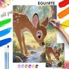 Bambi Digital Oil Painting Art Kit Hand Painted Home Decor