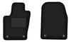 Dywaniki Samochodowe Przód Do: Dodge Durango III  6-osobowy (2010-2020) Czarne