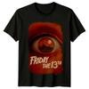 Friday the 13th (1980) Movie Poster Inspired 100% Cotton T-shirt Mens Tees Top Retro 80s Tee