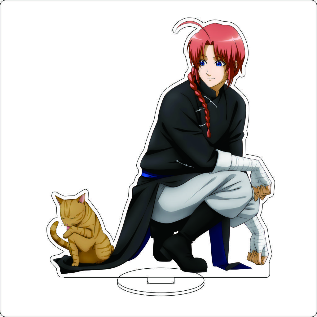 16CM Anime Gintama Cosplay Acrylic Stand Ornaments Kagura Kondou Isao Katsura Kotarou Sakata Gintoki Figure Stand Gifts